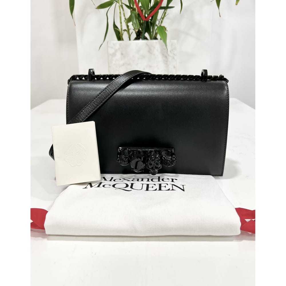 Alexander McQueen Knuckle leather handbag - image 2
