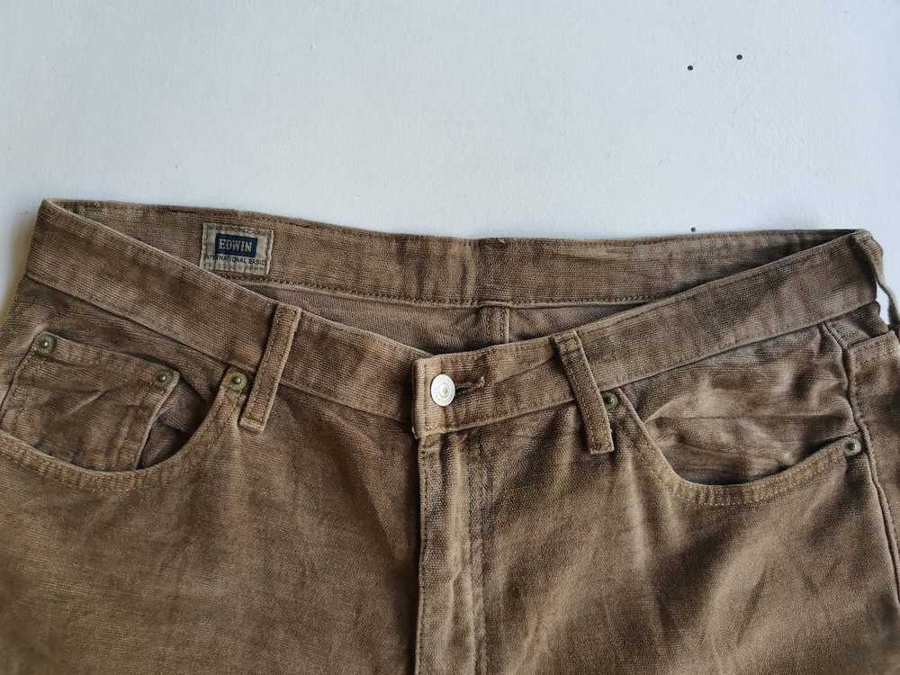 Edwin × Streetwear × Vintage Edwin Slack Jeans Pa… - image 3