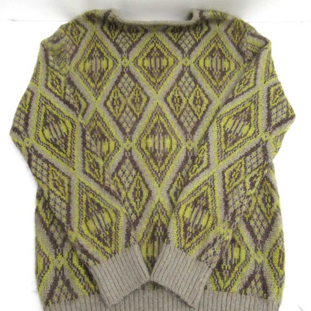 Needles Sweater Multicolor Mohair Cardigan Geomet… - image 7
