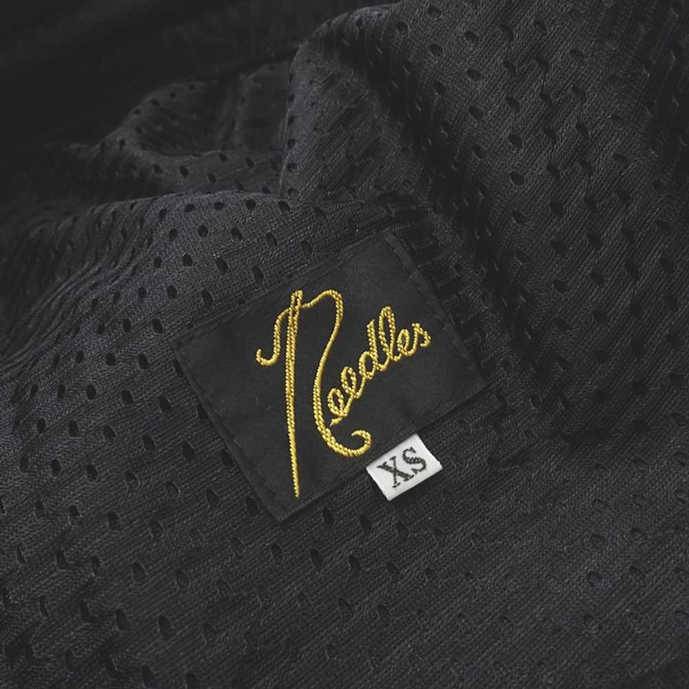 Needles Sweatpants Black Logo Zip Pocket Narrow T… - image 4