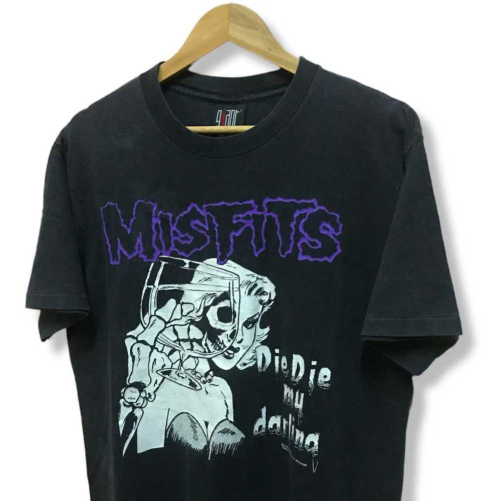 Band Tees × Misfits × Vintage Vintage 1990 Misfit… - image 3