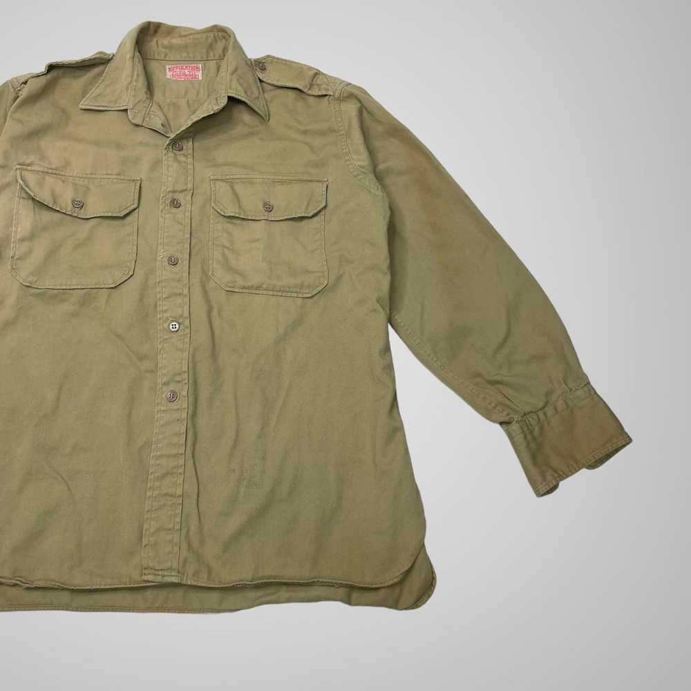 Vintage Vintage 1950s sanforized military shirt - image 2