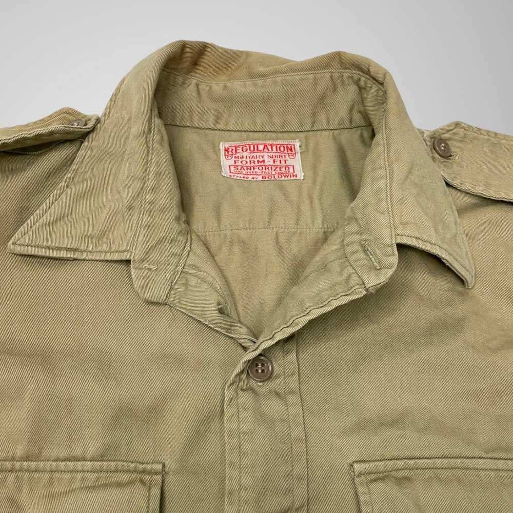 Vintage Vintage 1950s sanforized military shirt - image 5