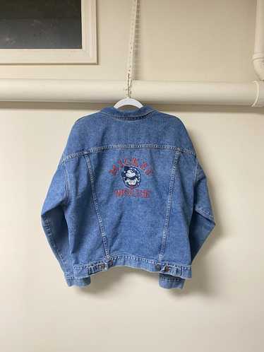 S BLUE JEAN BABY BY IVYLOVE FLORAL Dodgers / Disney denim jacket –