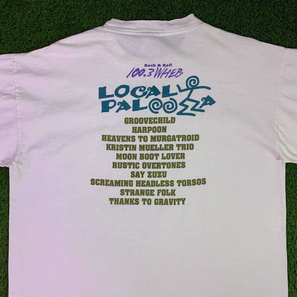 Vintage Vintage 90s Localpalooza T Shirt Sz Large… - image 2