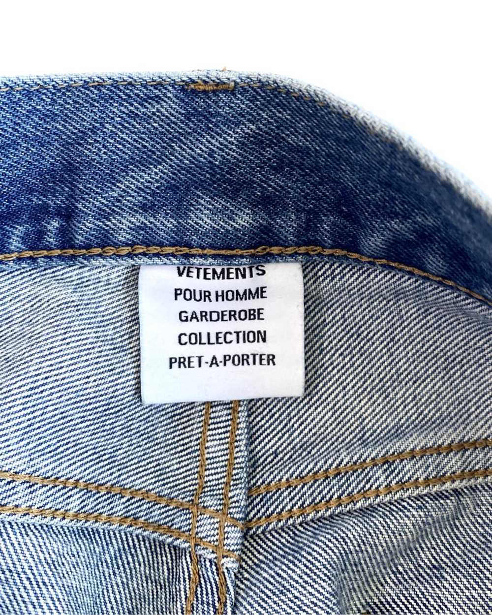 Vetements Vetements CENSORED Denim Jeans - image 6