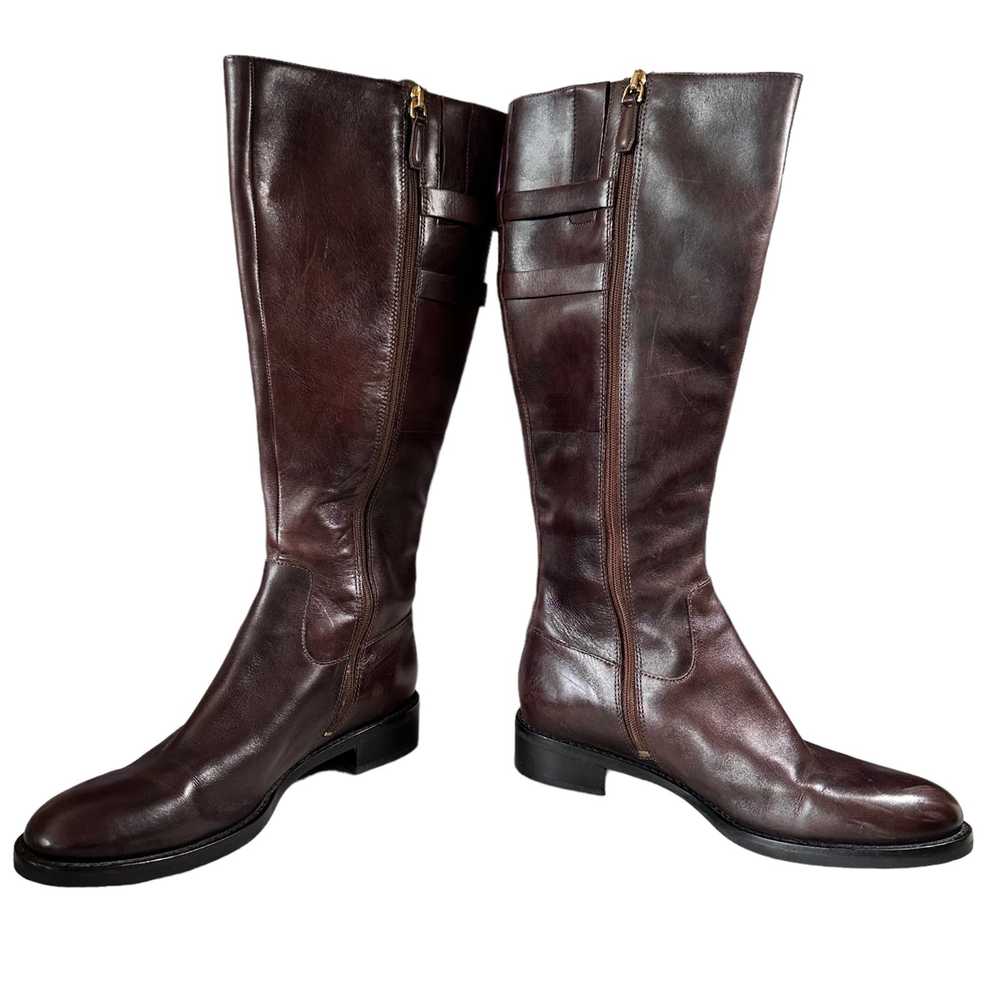 Ecco Ecco Brown Tall Riding Boots 38 - image 6