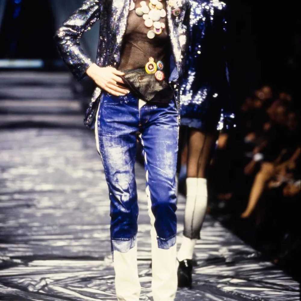 Jean Paul Gaultier gaultier jeans S/S1997 trompe … - image 2