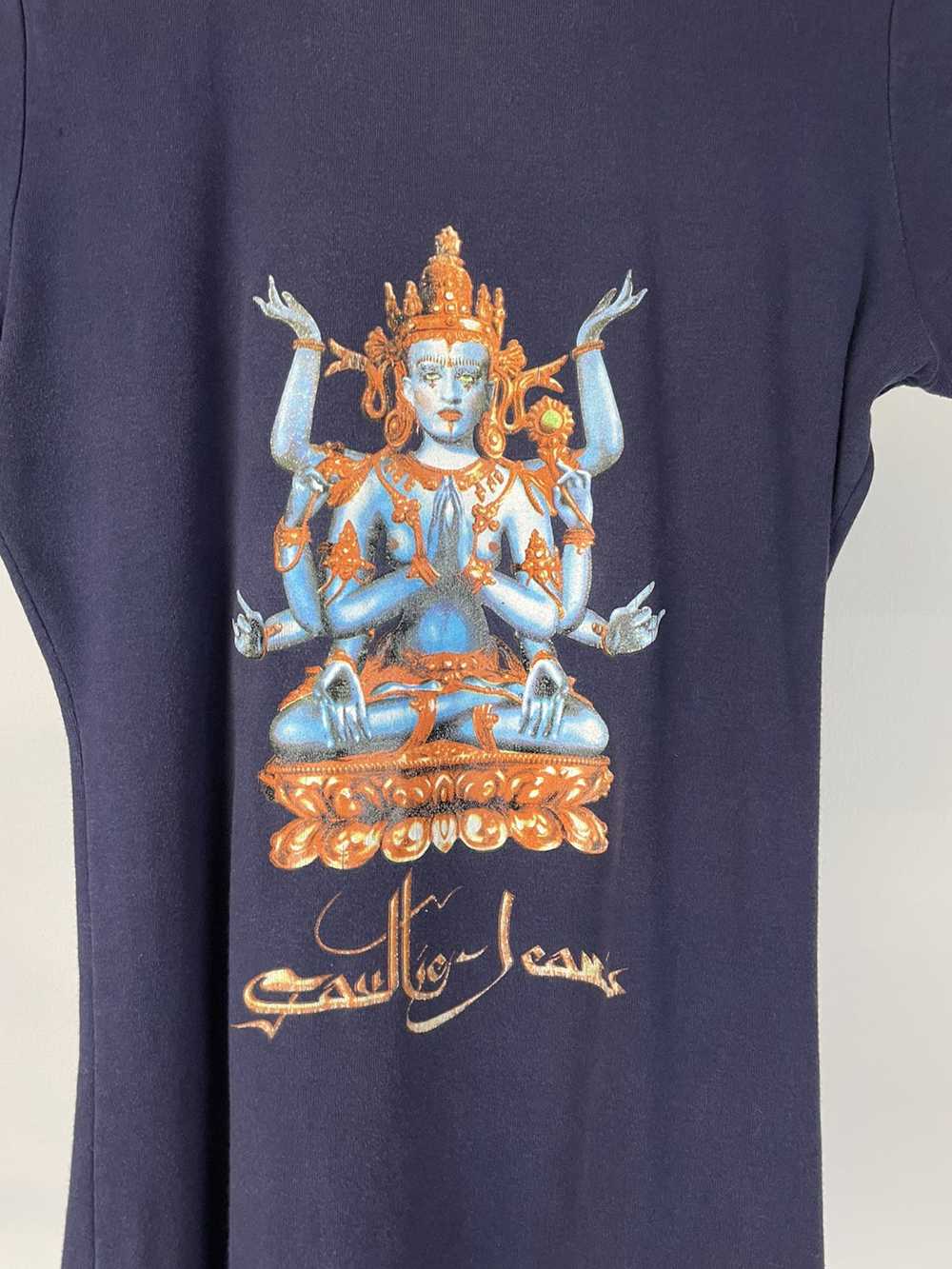 Jean Paul Gaultier 1990s Hindu Deity tattoo mesh … - image 4