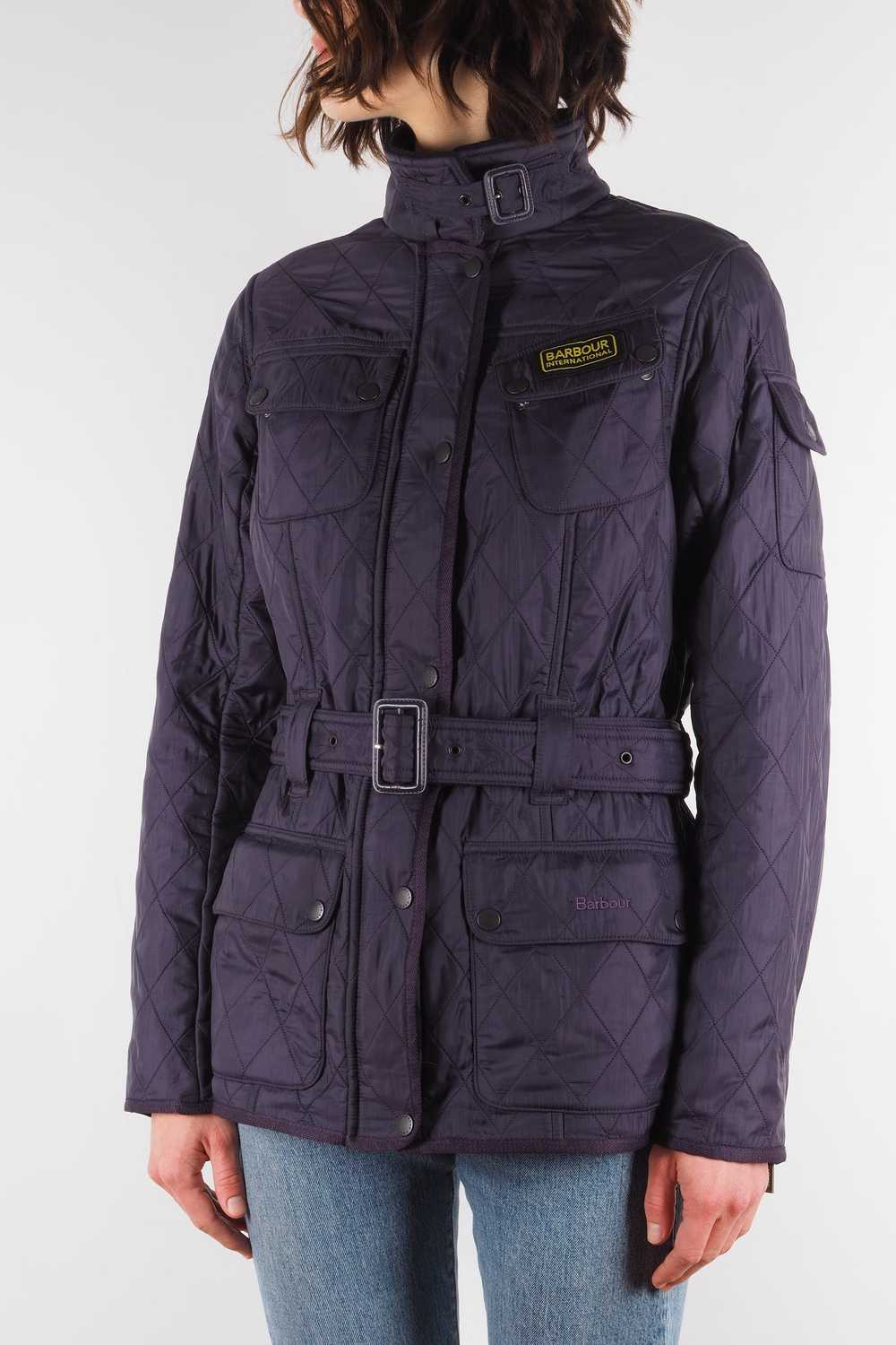 Barbour Barbour Purple International Moto Quilt B… - image 2