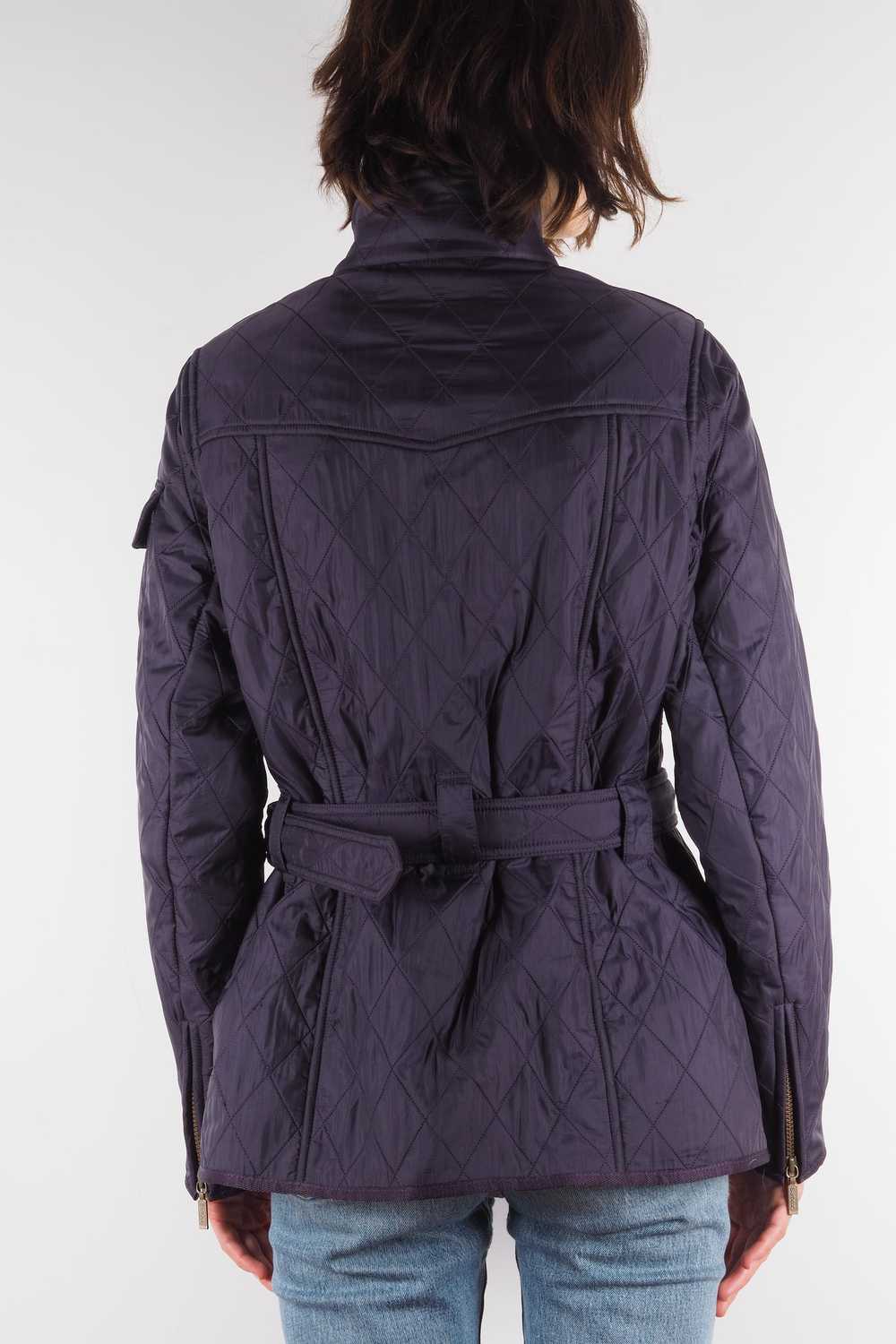 Barbour Barbour Purple International Moto Quilt B… - image 3