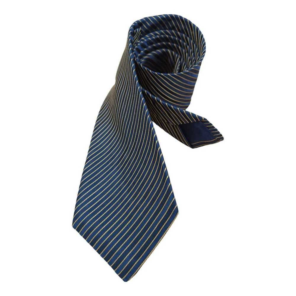 Kiton KITON NAPOLI 7FOLD Blue Striped Silk Tie IT… - image 3
