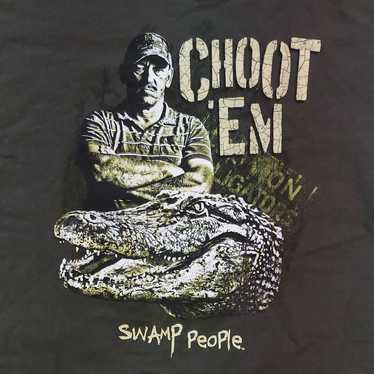  Shirt Patron Brand Swamp People Choot Em Alligator