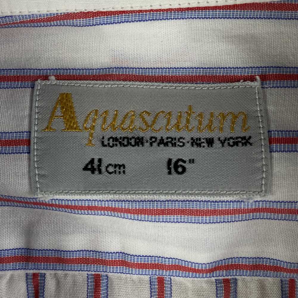 Aquascutum × Luxury Mens Shirt Long Sleeve Aquasc… - image 4