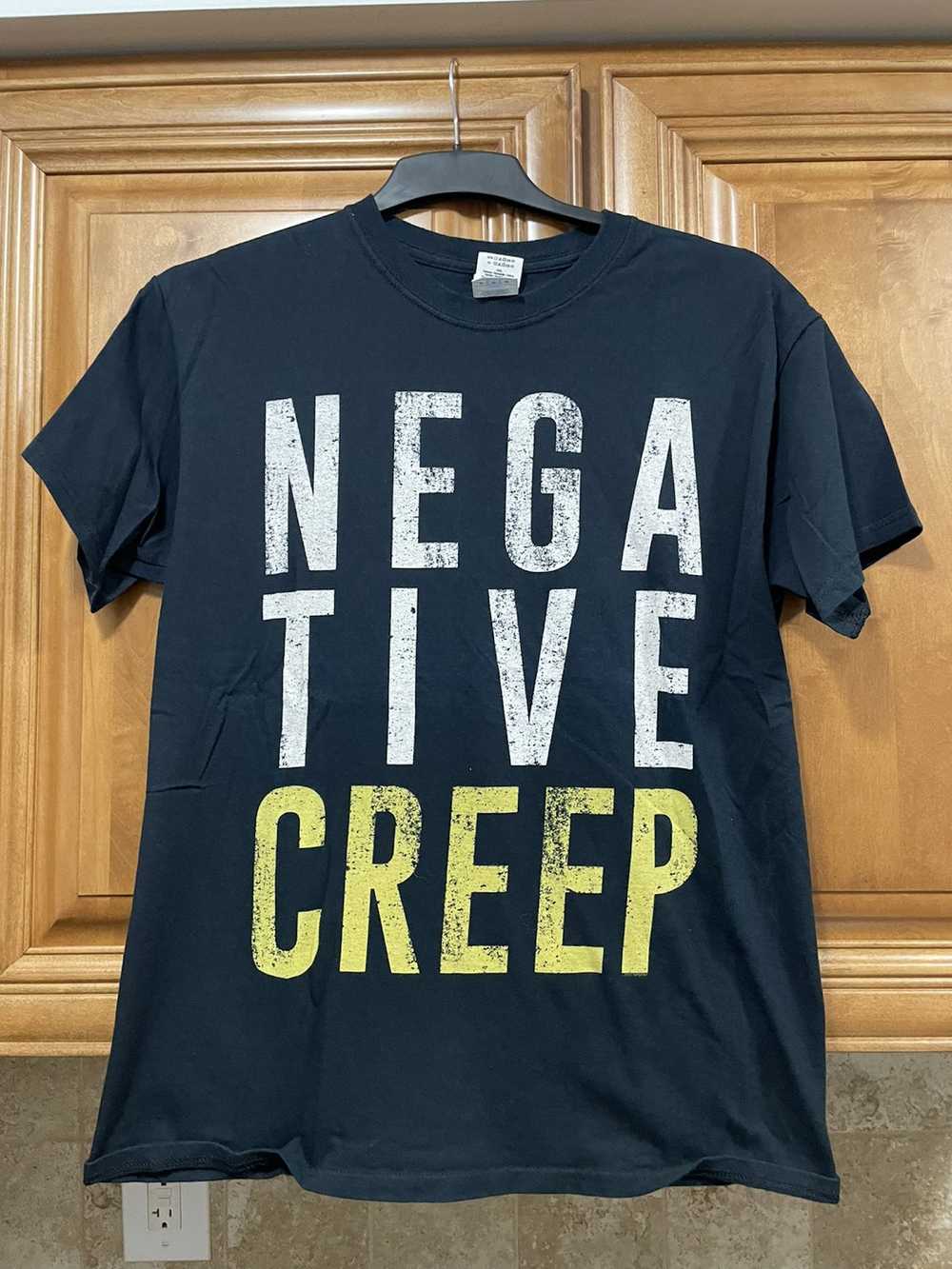 Band Tees × Vintage Nirvana Negative Creep Band T… - image 1