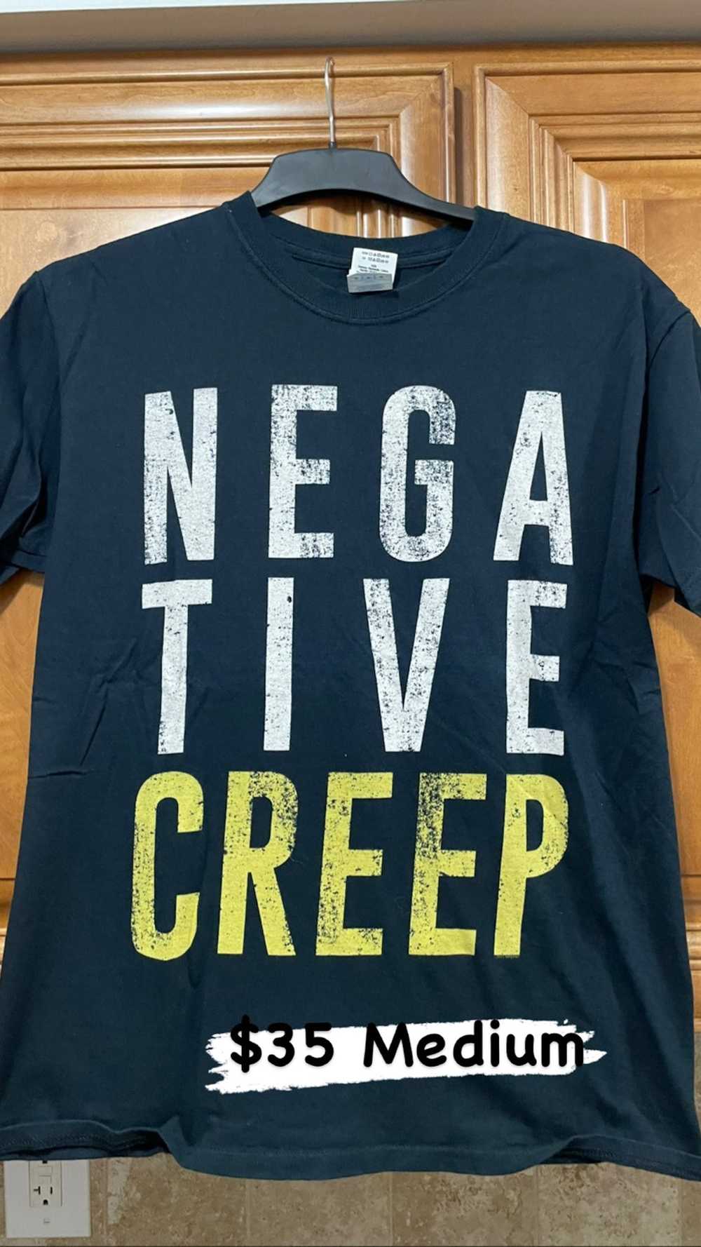 Band Tees × Vintage Nirvana Negative Creep Band T… - image 2