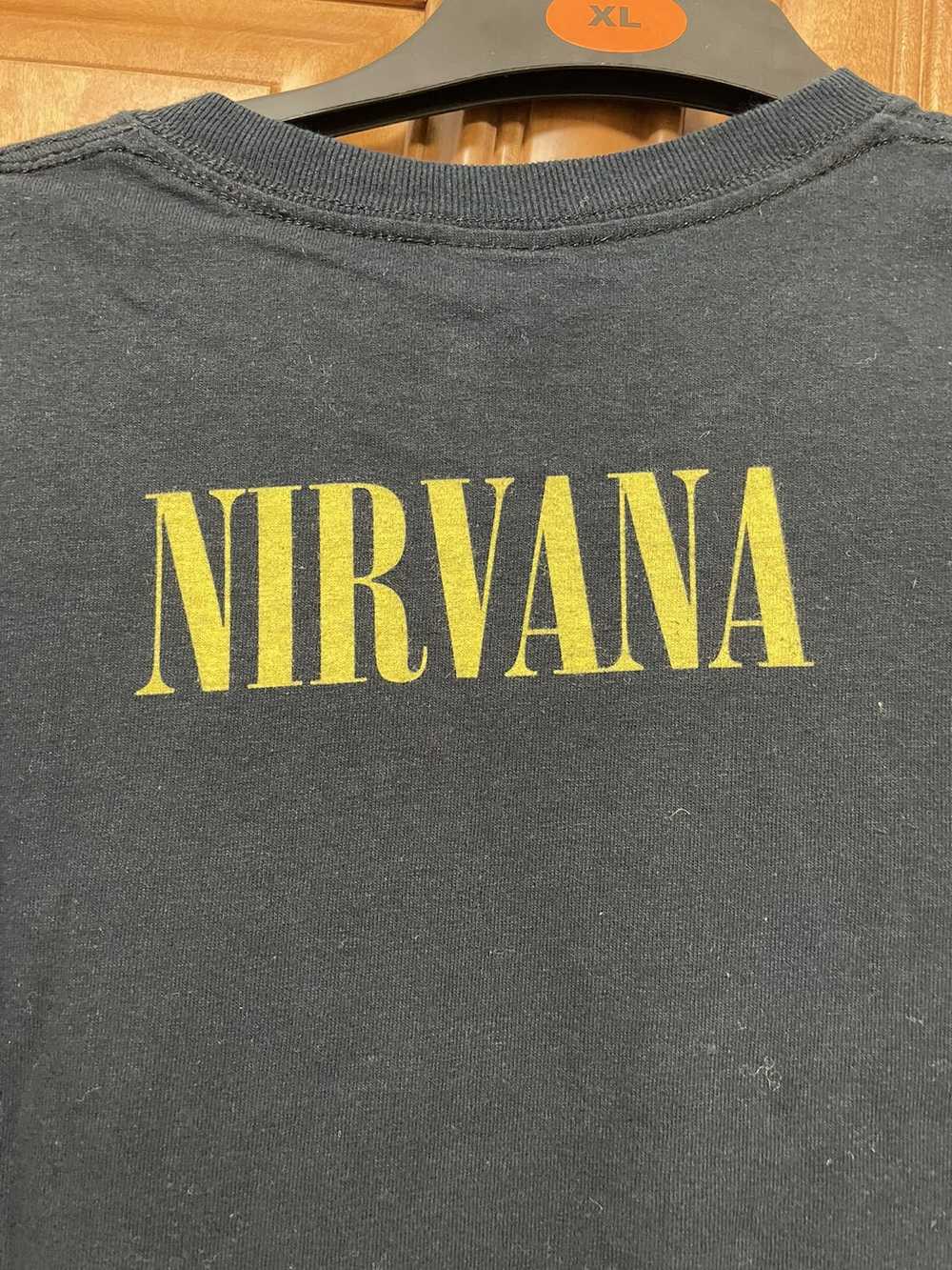 Band Tees × Vintage Nirvana Negative Creep Band T… - image 7