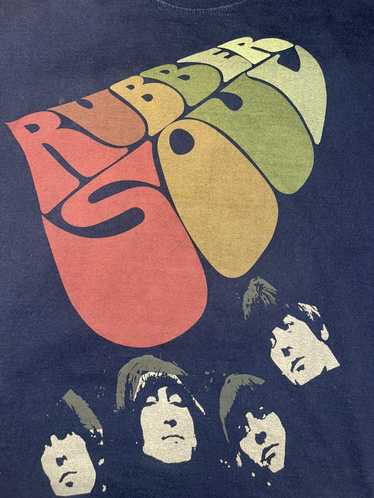 Vintage The Beatles Rubber Soul Rock Cut Tag Brit… - image 1