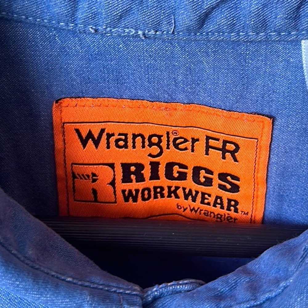 Wrangler WRANGLER FR RIGGS WORKWEAR BLUE BUTTON D… - image 8