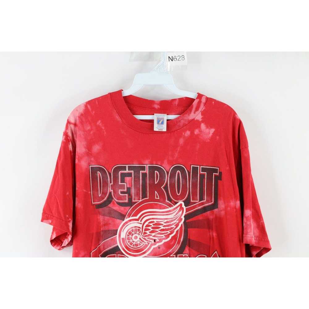 Vintage Vintage 90s Distressed Acid Wash Detroit … - image 2