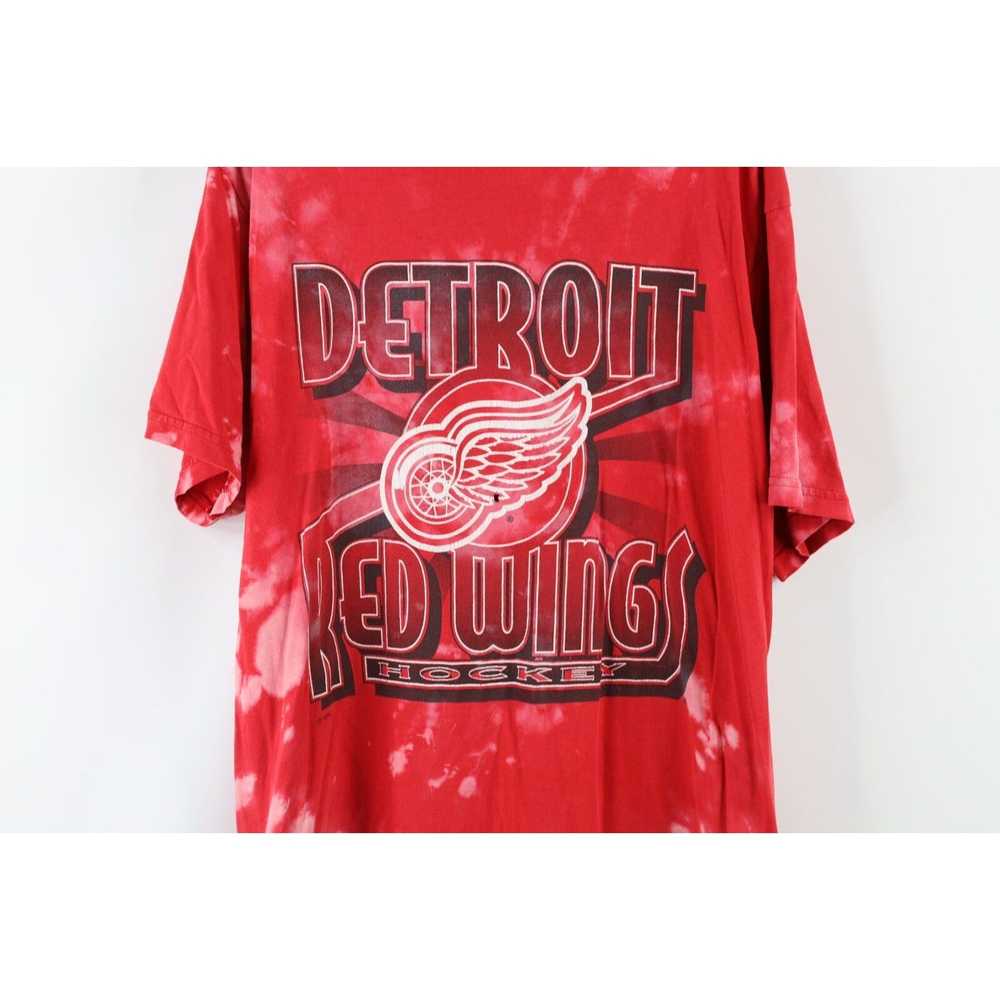 Vintage Vintage 90s Distressed Acid Wash Detroit … - image 3