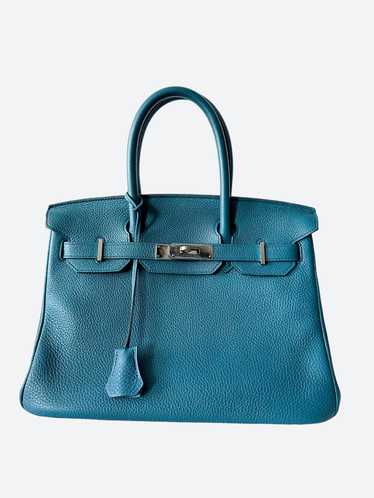 Hermes Hermès Blue Jean Togo Birkin 30