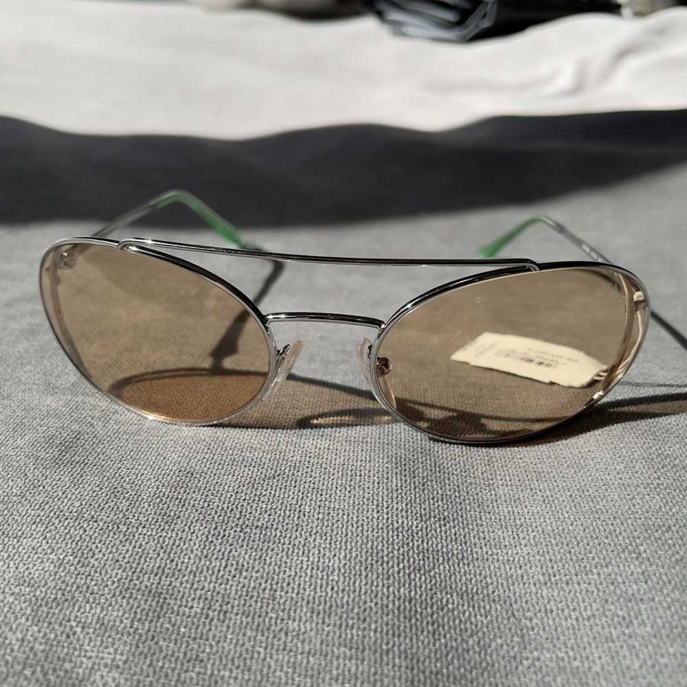 Prada PRADA Y2K Extended Lens Metal Sunglasses - image 2