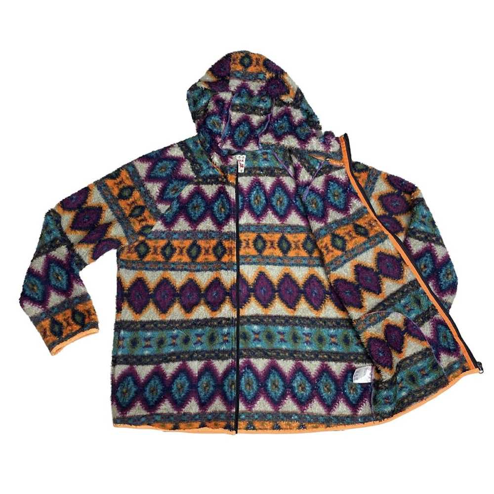 Vintage Titicaca MuchobFleece Zipper Hoodie - image 3