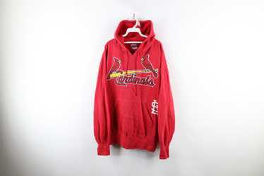 Stitches St. Louis Cardinals Red Hoodie Sweatshirt Small EUC Sleeve and  Logos
