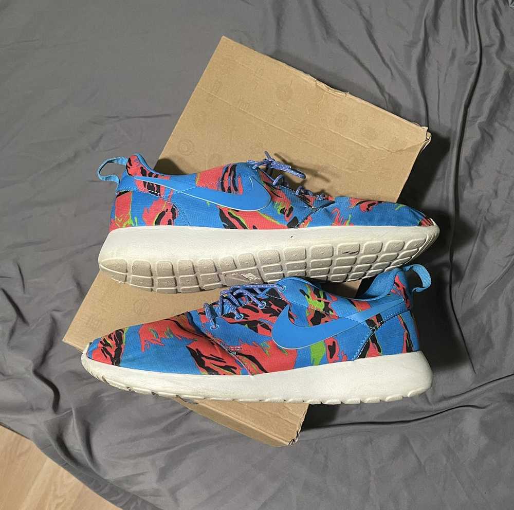 Nike Nike Roshe Run GPX Tiger Camo Blue - image 3