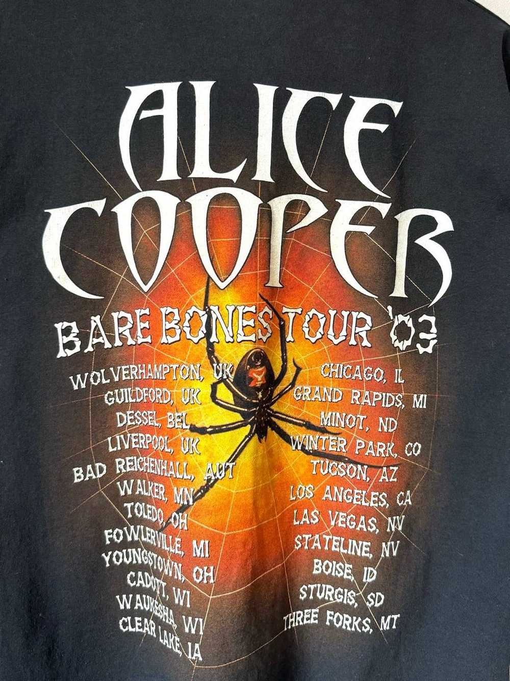 Band Tees × Tour Tee × Vintage Vintage Alice Coop… - image 4