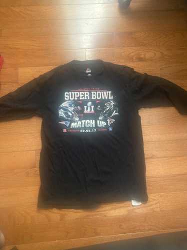 Streetwear Super Bowl LI Falcons vs Pats Long slee