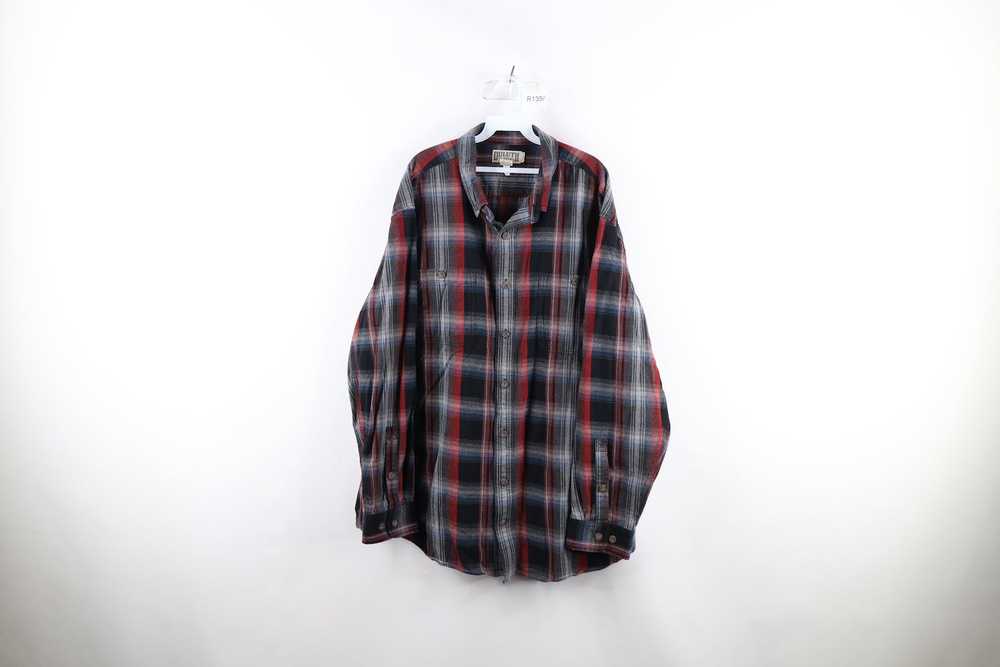 Vintage Duluth Trading Co Free Swingin Plaid Flan… - image 1