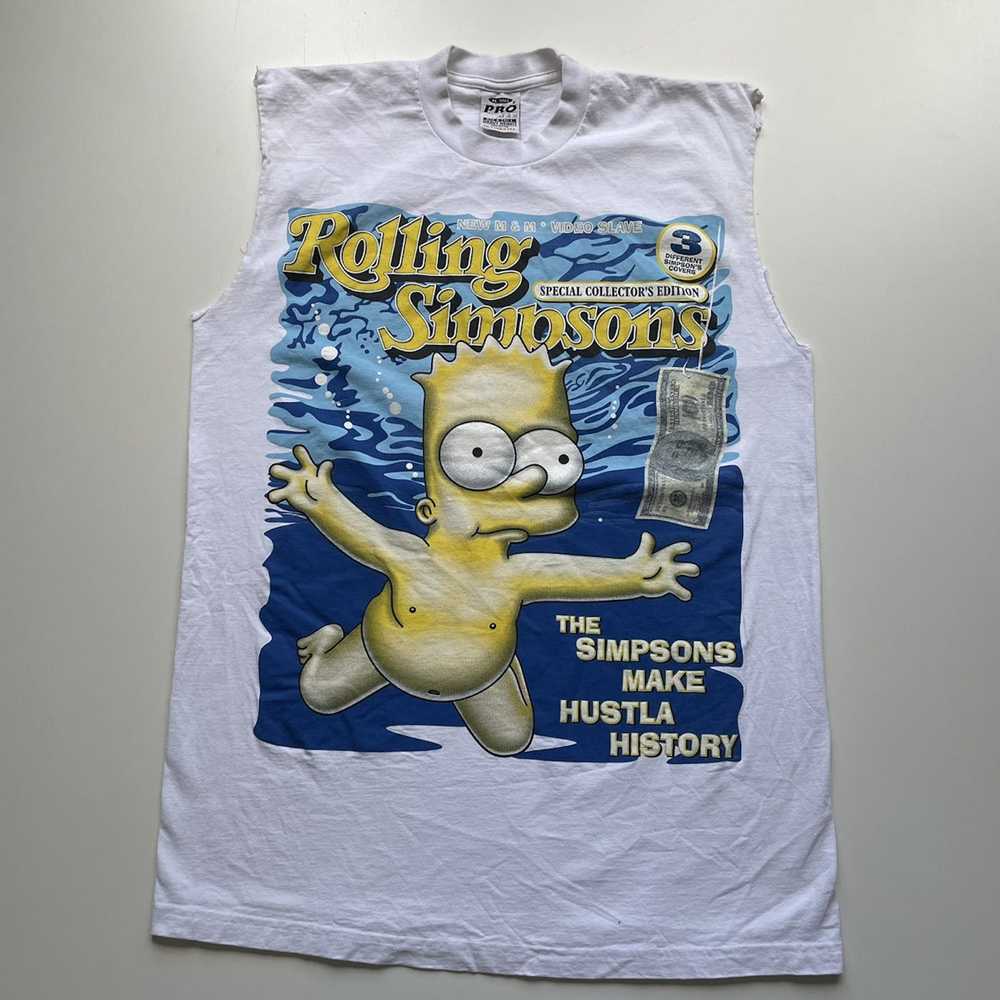 Nirvana × The Simpsons × Vintage Vintage Rolling … - image 1