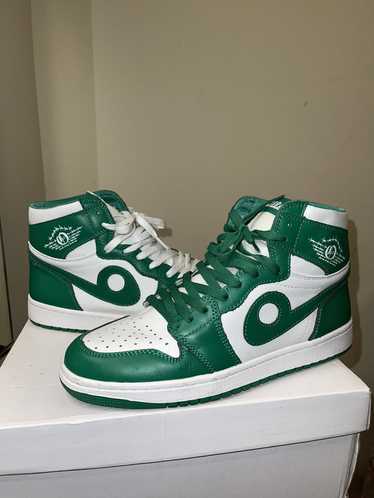 Obra Obra Jordan 1 Sneaker Green White Size 9