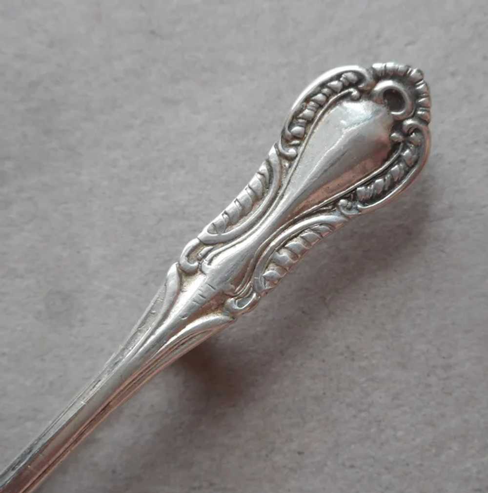 Sterling Silver Salt Spoon Pin Fine Arts Southern… - image 6