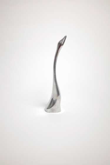 Silver Swan Sculpture