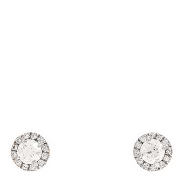 TIFFANY Platinum Diamond .58ctw Soleste Earrings