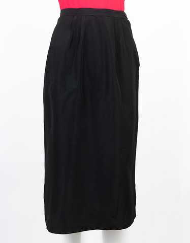 1940s Satin Faille Narrow Skirt