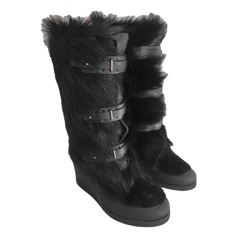 Celine Faux fur snow boots - image 1