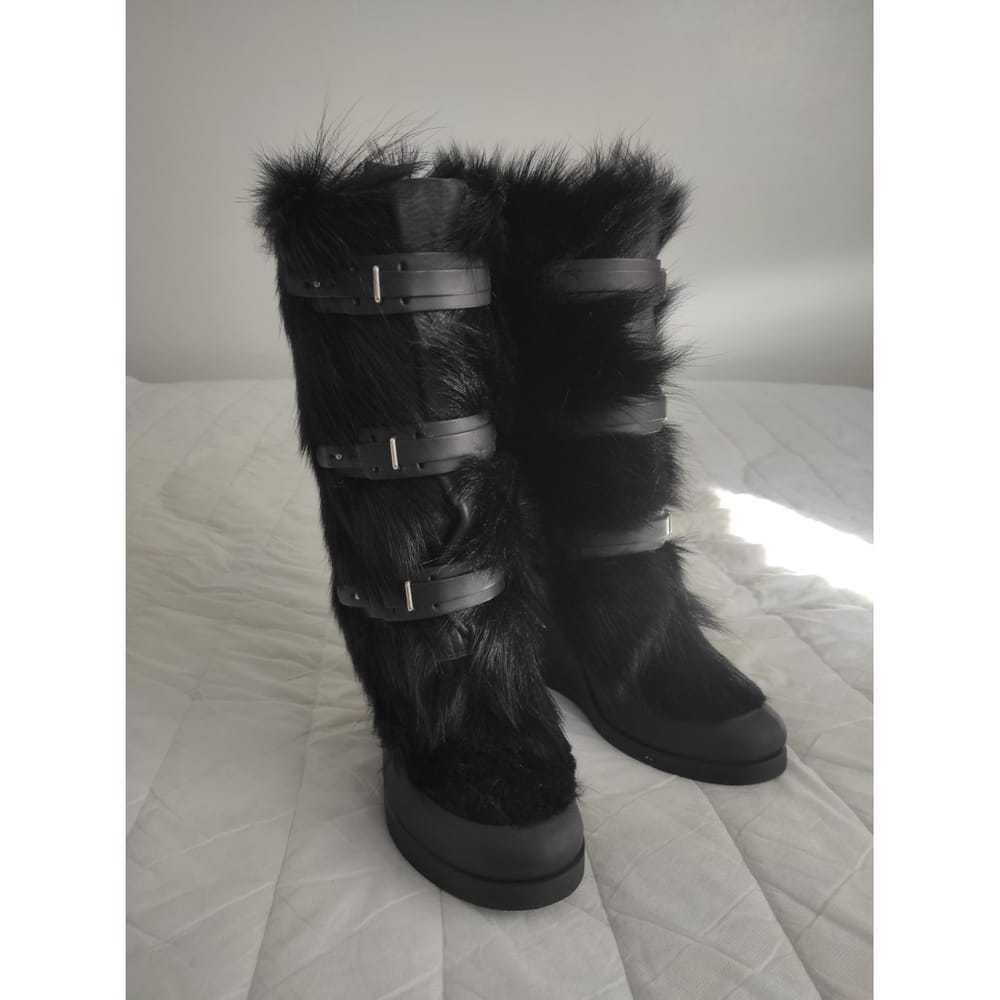 Celine Faux fur snow boots - image 2