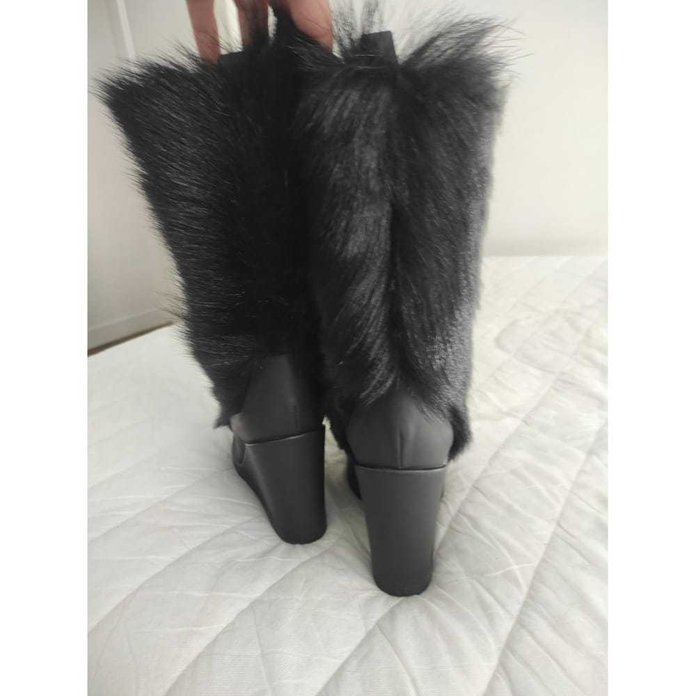 Celine Faux fur snow boots - image 5