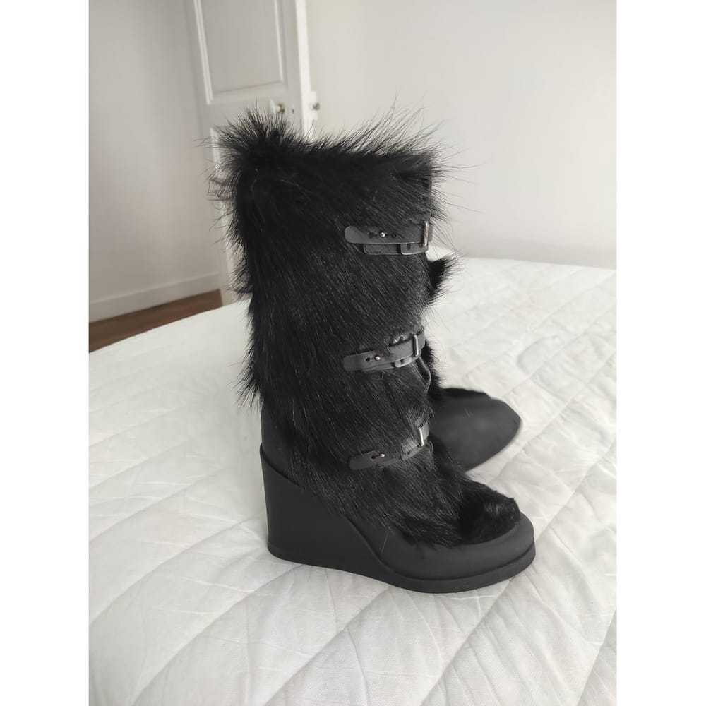 Celine Faux fur snow boots - image 7