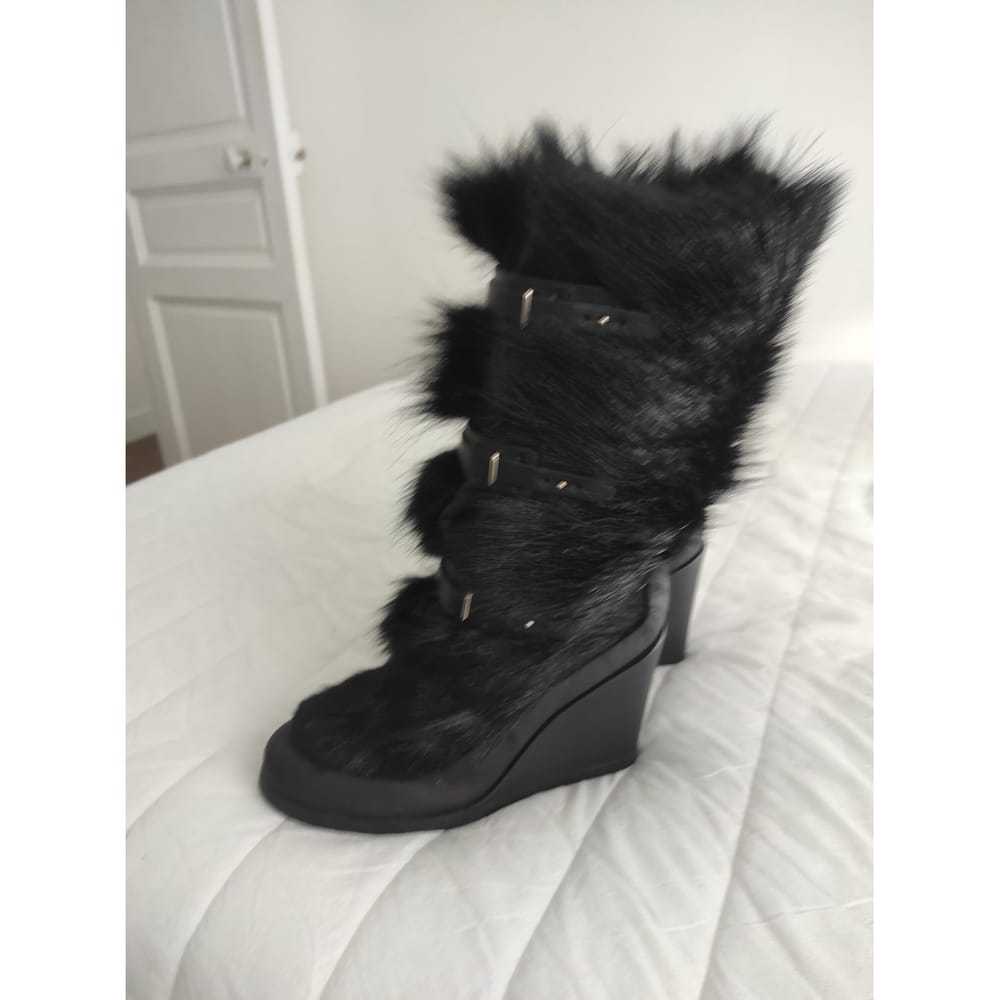 Celine Faux fur snow boots - image 8