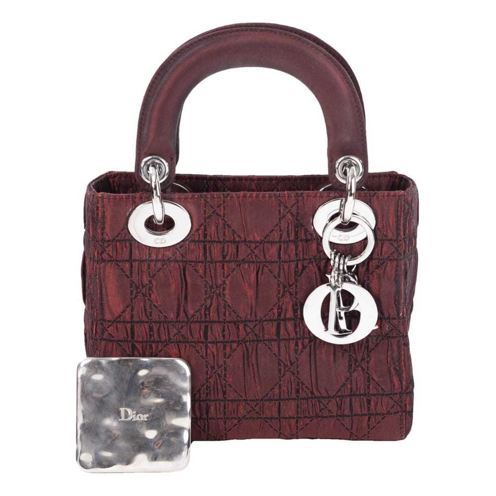 Dior Lady Dior silk handbag - image 1