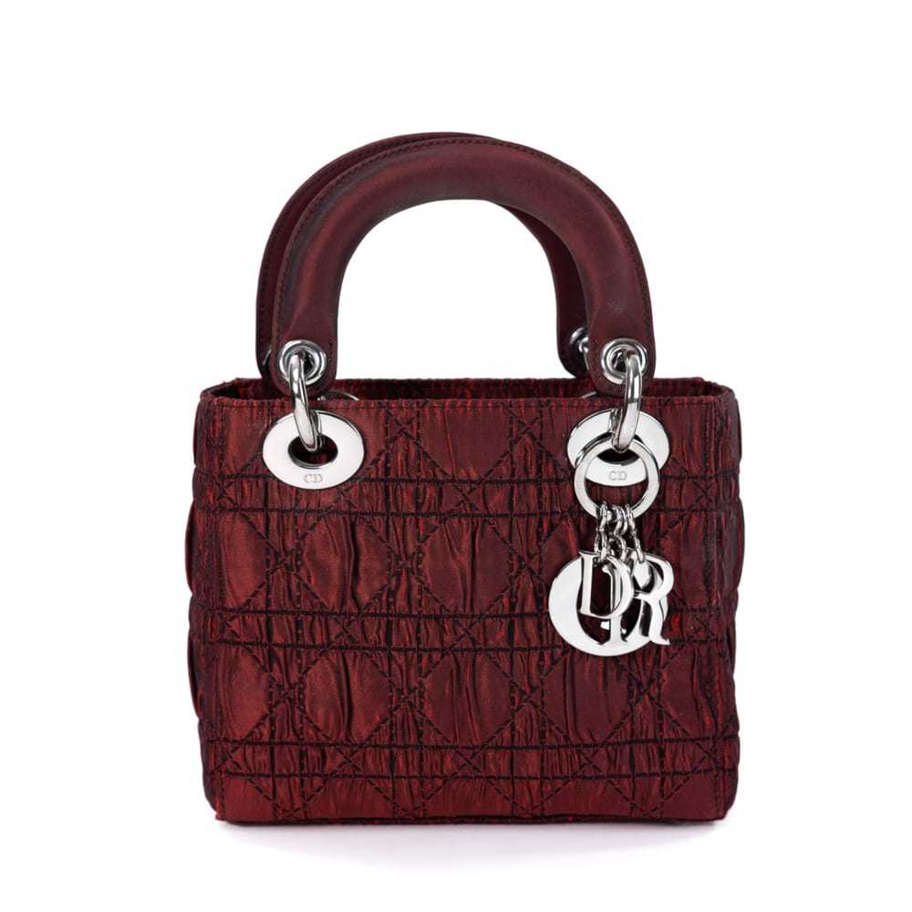 Dior Lady Dior silk handbag - image 2