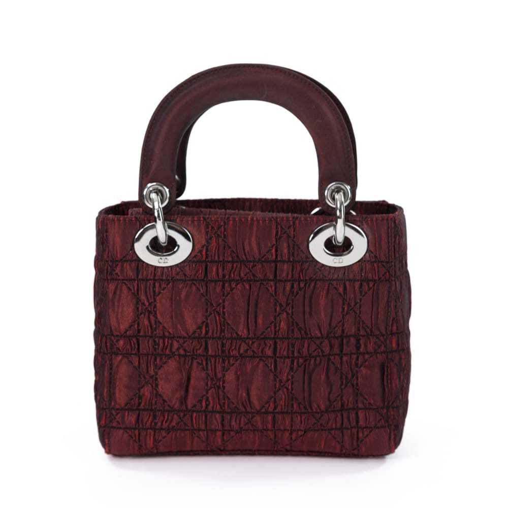 Dior Lady Dior silk handbag - image 3