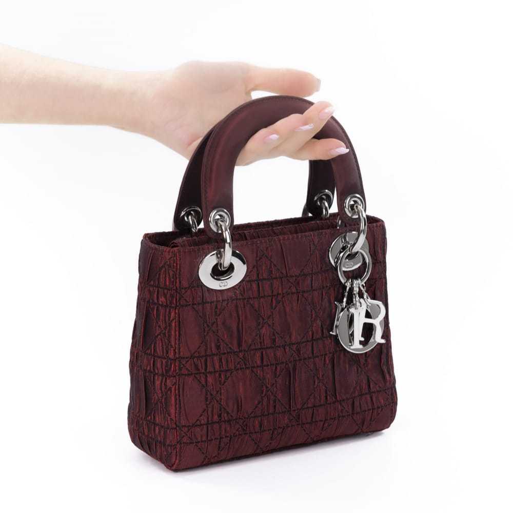 Dior Lady Dior silk handbag - image 7