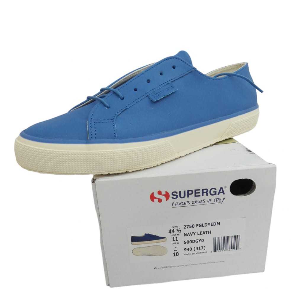 Superga Leather low trainers - image 3