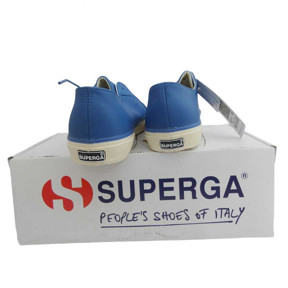 Superga Leather low trainers - image 4